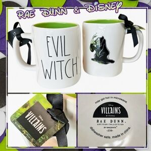 Rae Dunn & Disney Villains, Evil Witch/Grimhelde of Snow White, 18 Oz. Mug, 2023